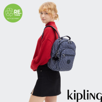 『首爾包』Kipling 立體老花機能手提後背包-SEOUL S