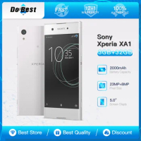 Original Sony Xperia XA1 G3121 G3112 4G Mobile Phone 32GB ROM 3GB RAM 5.0'' Single/Dual SIM 23MP+8MP NFC Android CellPhone