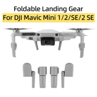 For DJI Mini 2/SE/2 SE/Mavic Mini Drone Foldable Landing Gear Heighted Anti-collision Protective Bracket Supports Leg Accessory