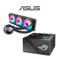 【ASUS 華碩 650W電源+360水冷】ROG STRIX 650G 650W金牌 電源供應器+ROG STRIX LC II 360 ARGB 水冷式散熱