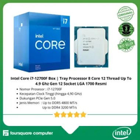 Intel Core i7-12700F Box | Tray Processor 8 Core 12 Thread Up To 4.9 Ghz Gen 12 Socket LGA 1700 Resm