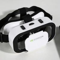 VR SHINECON BOX 5 Mini VR Glasses 3D Glasses Virtual Reality Glasses VR Headset For Google Cardboard Smartp