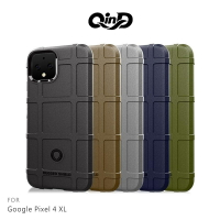 強尼拍賣~QinD Google Pixel 4 XL 戰術護盾保護套 背蓋式 手機殼 鏡頭加高 保護套 手機殼