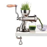 Hand Stainless Steel Wheatgrass Juicer Manual Auger Slow Squeezer Fruit Wheat Grass Vegetable Orange Juice Extractor