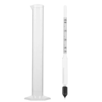 1 Set Dough Hydrometer Accurate Tester Cylinder Kit Household Dough Meter Dough Tester Hydrometer Kitchen Supplies