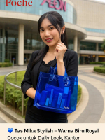 Tas Mika Transparan Tebal  Tote Bag Gift & Hampers Premium | Cocok untuk Kado, Souvenir, atau Kosmet