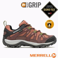 【MERRELL】女 ALVERSTONE 2 G-TX 多功能防水透氣登山健行鞋(低筒)/ML037548 玫紅色