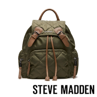 STEVE MADDEN-軍旅休閒後背包 BSOLLY-墨綠色