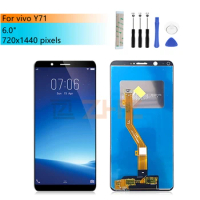 For Vivo Y71 LCD Display Rouch Screen LCD Digitizer Assembly With Frame Lcd Panel 1724 1801 Screen Replacement Repair Parts 6.0"