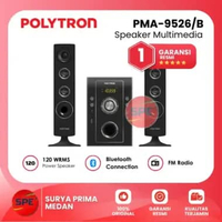 SPEAKER MULTIMEDIA POLYTRON PMA 9526 /B GARANSI RESMI (MEDAN)