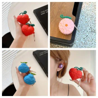3D Cute Cartoon Fruitage Soft Silicone Earphone Cover for Samsung Galaxy Buds Pro Headphone Case for Galaxy Buds Live Buds 2pro