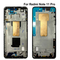 15PCS Lots 6.67" For Xiaomi Redmi Note 11 Pro Middle Frame Note11 Pro Plus Middle Frame Bezel Middle Plate Replacement Part Xiam