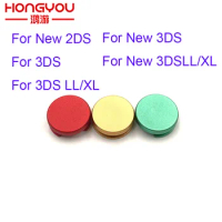1Pcs Metal Buttons For 3DS 3DSXL 3DSLL Analog Controller Stick Cap 3D Joystick Cap For New 2DS 3DS LL XL Thumbstick Button