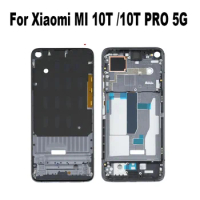 For Xiaomi MI 10T PRO 5G Middle Frame Front Bezel Faceplate Housing Case With Power Volume Buttons MI10T
