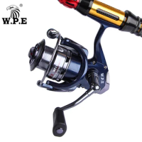 W.P.E Fishing Spinning Reel W11 Series 30F 40F High Speed 5.5:1 8KG Max Drag Power Carp Fishing Tackle 9+1 Ball Bearings