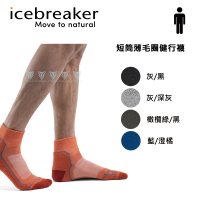 【Icebreaker】男 短筒薄毛圈健行襪- IB105102(羊毛襪/健行襪/美麗諾)