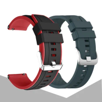 22mm Silicone watchbands For Fossil Gen 5 Carlyle/Julianna /Garrett/Carlyle HR Smart watch Strap For Fossil Q Explorist Correa