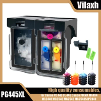 Vilaxh PG445 CL446 PG-445 CL-446 XL Ink Cartridge for Canon PG 445 CL 446 Canon PIXMA MX494 MG2440 MG2940 MG2540 MG2540S IP2840