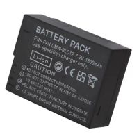 1pc 7.2V 1800mAh DMW-BLC12 DMW BLC12 Rechargeable Battery Pack For Panasonic Lumix G6 G5 G7 FZ1000 Replacement Camera Battery
