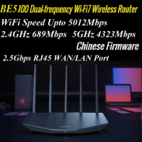 2.5Gbps RJ45, IEEE 802.11be WiFi-7 Router BE5100 WiFi7 Wireless Mesh Router Dual-frequency Wireless Router 2.4G 689M, 5G 4323M