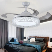 Ceiling Fan Lights Remote Control 36/42inch Dining Room Bedroom Living Fan Lamps Ceiling Fan Lightings Luminaria Pendente Home