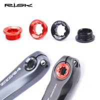 RISK M20x8mm Bike Crank Cover Aluminium Bicycle Bottom Bracket Bolts MTB Chainwheel BB Cranks Arm Cover For Deore/XT Crankset