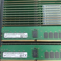 Micron DDR4 Registered REG RAM 16GB 2666MHz RDIMM DDR4 16GB 2RX8 PC4-2666V-RE2-12 288PIN Desktop Server Memory 1pcs