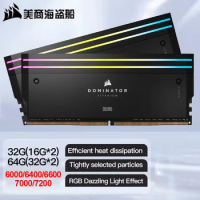 CORSAIR DOMINATOR TITANIUM RGB DDR5 RAM 32GB 64GB Kit DDR5 6000 6400 7200MHz Intel XMP iCUE Compatib