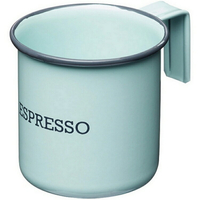 《KitchenCraft》復古琺瑯濃縮咖啡杯(藍75ml) | 琺瑯杯 露營杯 義式咖啡杯 午茶杯