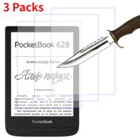 3 Packs 6 inch For Pocketbook 628 lcd Tempered glass Film screen display Protector for Touch Lux 5 PB628 Ebook reader Ereader