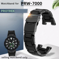 For Casio 5480 PRW-7000/7000fc Light Plastic Steel Watch Strap Protrek Sport Watchband Sories