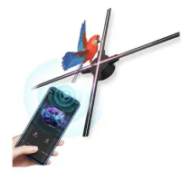 70cm Popular 3d Holographic Display Advertising Fan Projector Exquisitely Crafted 3d Hologram Led Fan 3d Hologram Equipment
