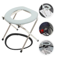 Potty Chair Outdoor Stools Stainless Steel Toilet Folding Plastic Commode Elder