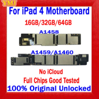Motherboard A1458 Wifi &amp; A1459/A1460 3G Version For IPAD 4 16g/32g/64g Mainboard Original Unlock Tested Logic Board Clean ICloud