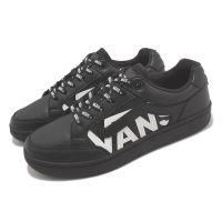 Vans 休閒鞋 V2960 Logo Superb 男女鞋 黑 白 皮革 大Logo 滿版 日本線 6098620002