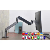 2018 new OZ-1 17-32 inch Monitor Holder Desk Stand Single Arm Gas Spring Monitor Mount Bracket