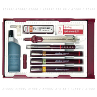 Rotring Isograph College Set / Rapido Set 0.1 / 0.3 / 0.5