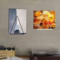 Vinyl Record Wall Mount Iron Vinyl Album Wall Display Rack Collectible Record Album Sleeve Holder For Vinyl Records