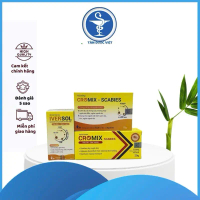 [Combo] 1 KEM BÔI GHẺ NGỨA CROMIX+1 Xà bông tắm gội Cromix Lice 75g+1 siro uống . Chăm sóc da ghẻ, k