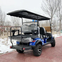 CE Certified Powered Off Road Golf Cart Electric Golf Cart 48V 2 4 6 Seater Lifted Utility Sightseeing Blue Electric Golf Carts
