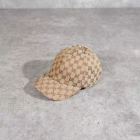 GUCCI Topi GUCCI SUPREME GG MONOGRAM BEIGE CAP 100% ORIGINAL