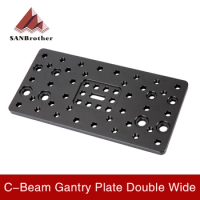 C-Beam Gantry Plate - Double Wide Plate v-Openbuildd for C-Beam Linear Rail System C-Beam Machine 3D Printer Aluminum Alloy