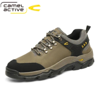 Camel Active New Split Leather Men Casual Shoes Comfortable Fashion Footwear Soft Male Lace-up Shoes