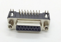 15P彎腳母頭 DB15 / DR15 / 15針 RS232串口90度彎腳(5個含稅價)【佑齊企業 iCmore】