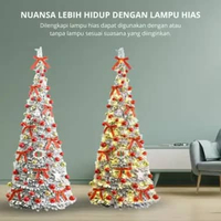 Pohon Natal Premium Tree PVC Tinggi 180 cm Portable Dekorasi Natal | Pohon Natal Portable | Pohon Na