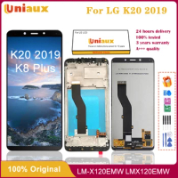 5.45 " Original LCD Display For LG K20 2019 Touch Screen Digitizer With Frame For LG K20 LMX120EMW LCD For LG K8 Plus LCD