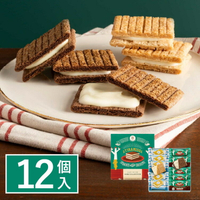 【櫻田町】新鮮貨~砂糖樹千層酥12入 （6提拉米蘇+6香草夾心）　效期 2025/04/20　送禮