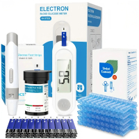 [KKM LULUS] Blood Glucose Monitor with 50pcs Test Strips & Lancets Glucometer Diabetes Blood Sugar T