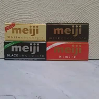 MEIJI BLACK CHOCOLATE / MEIJI HIMILK / MEIJI MILK CHOCOLATE / MEIJI WHITE CHIOCOLATE white chicolate
