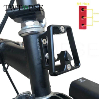 TWTOPSE Bicycle Bike Front Carrier Block For Brompton Folding Bike 2 3 Holes 3SIXTY PIKES CAMP Dahon Tern JAVA Fnhon Crius M5 M6